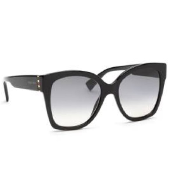 Gucci Women's Cat Eye Black Sunglasses - Picture 1 of 7